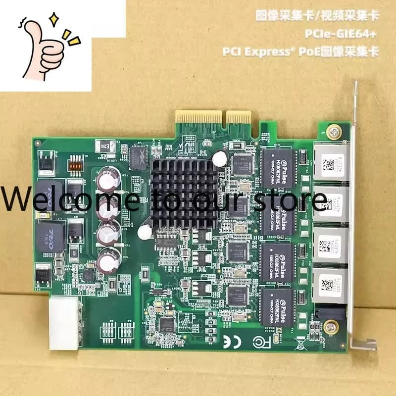 Nuova Scheda di Acquisizione Immagini ADLINK PCIe-GIE64 + con Display e Interfaccia di Rete PoE a 4 Porte