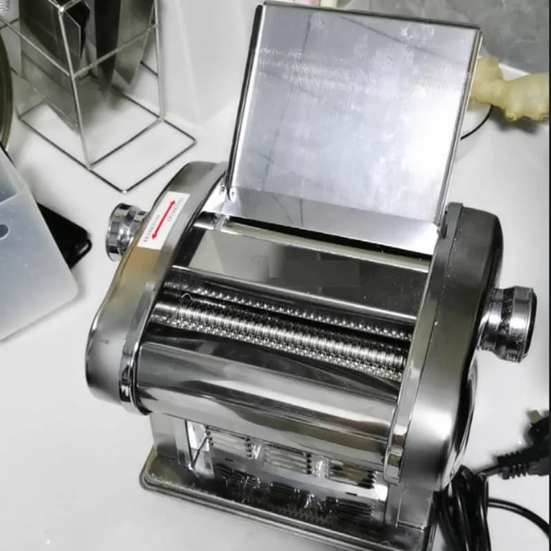 Macchina Elettrica per Pasta in Acciaio Inossidabile, Impastatrice e Sfogliatrice per Noodles