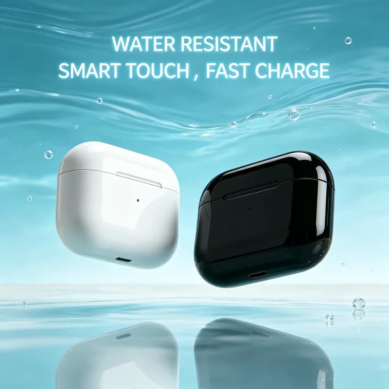 Wireless Bluetooth 5.3 Earbuds Touch Control Stereo In-Ear Headphones Built-In Microphone Sports Compatible for phones