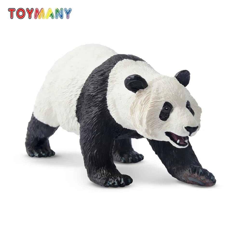 Toymany Simulazione Panda gigante femminile Fauna selvatica Modello animale Giocattolo Mini Figure Bambole Action Figurine Giocattoli Regalo per bambini