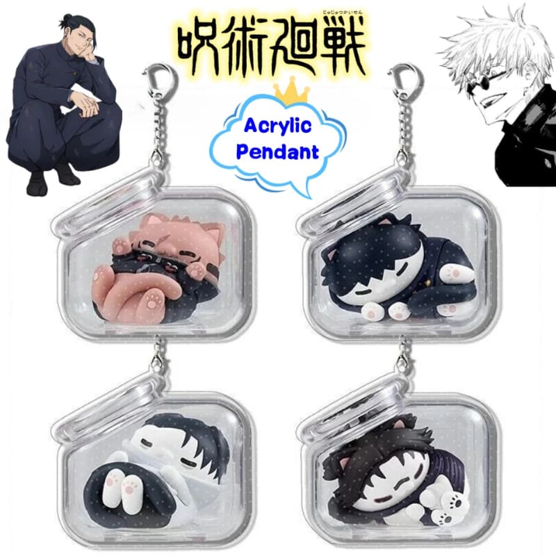 Jujutsu Kaisen Gojo Satoru Geto Suguru Zenin Maki personalized creative school bag decoration pendant exquisite acrylic keychain