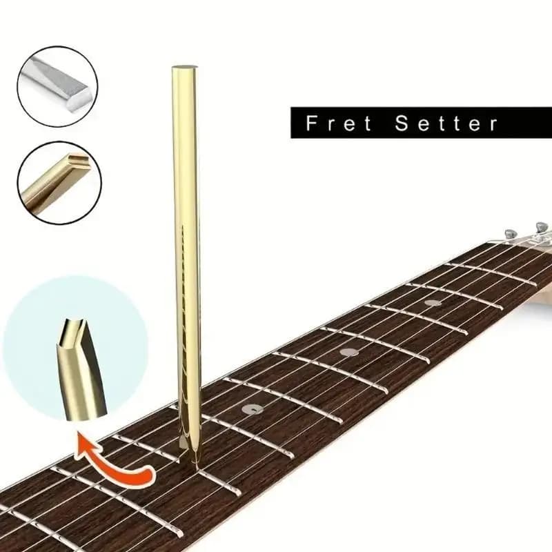 Guitar Fret Wire Twisted Loose Reset Punch Needle Replacement Hammer Press Installation Acoustic Guitar Luthier Repair Tool