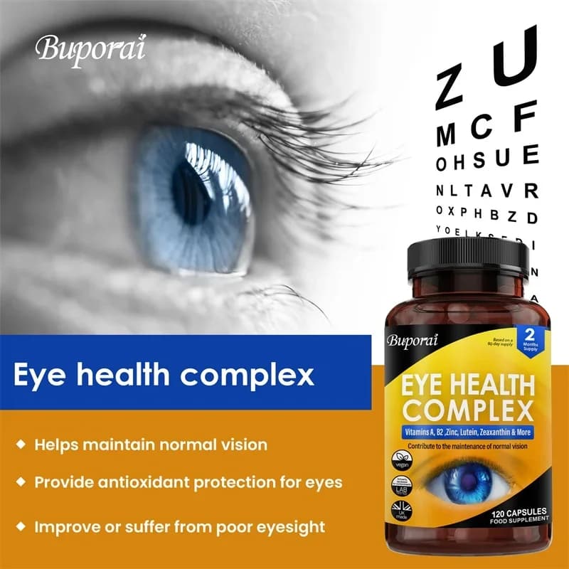 Eye health supplement to support eye fatigue, healthy vision and dryness