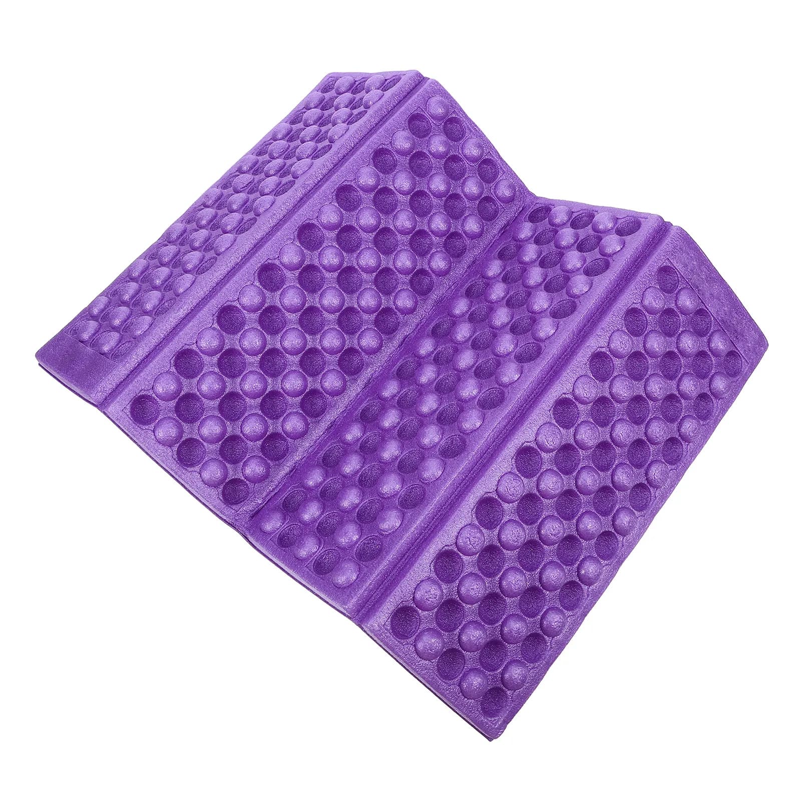 Cuscino Pieghevole Portatile Impermeabile, Tappetino XPE Bifacciale Leggero per Campeggio, Picnic, Parco, Viaggi, Colore Viola