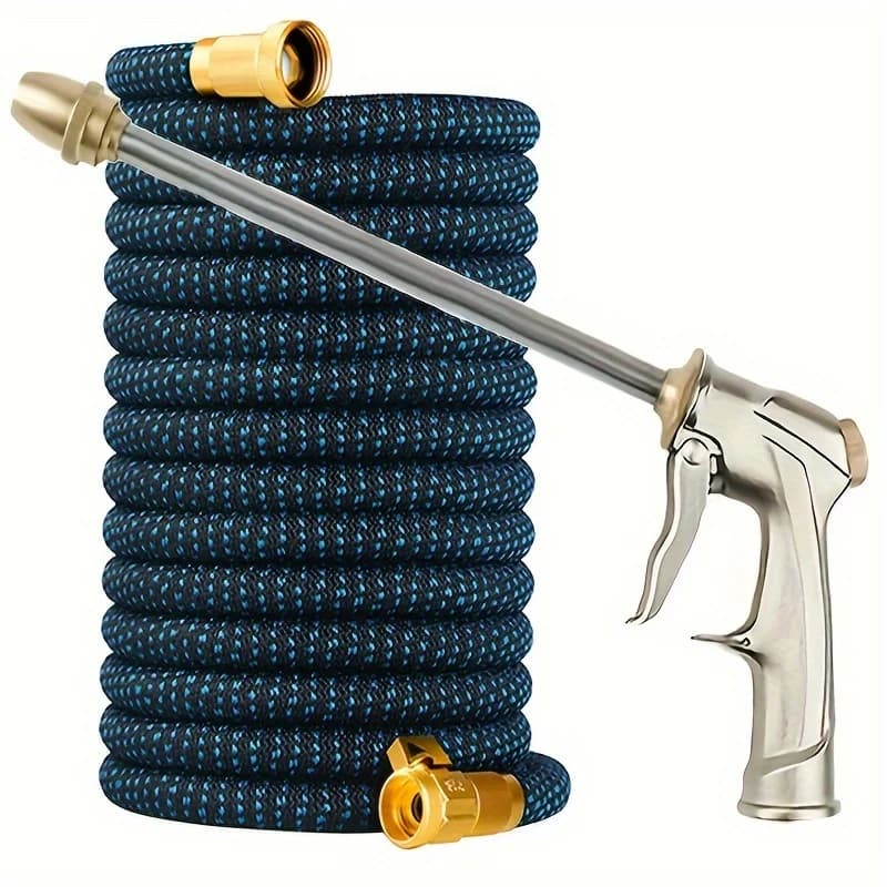 Tubo da giardino di alta qualità Tubo di irrigazione da giardino retrattile Pistola ad acqua per lavaggio auto Tubo dell'acqua per lavaggio auto ad alta pressione Tubo magico