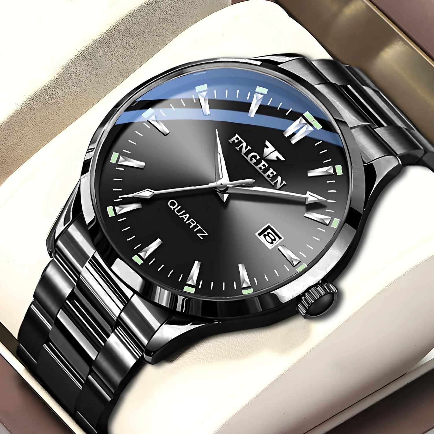 UTHAI CQ457 Trendy and fashionable Men watch, business and leisure waterproof calendar quartz watches，watches for man