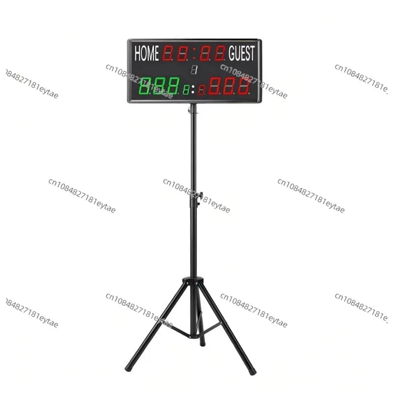 Tabellone Segnapunti Elettronico LED Multifunzione per Basket, Pallavolo, Biliardo, Badminton