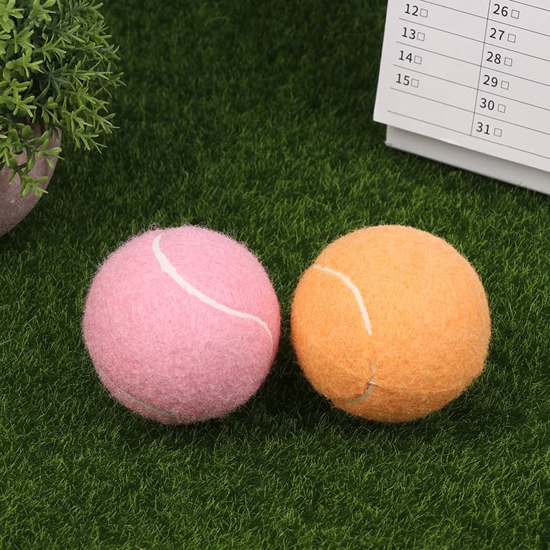 1/3 pezzi palline da tennis palline da allenamento altamente elastiche resistenti all'usura 65 mm signore principianti pratica durevole pallina da tennis per club
