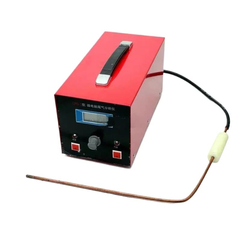 Car Exhaust Emission Analyzer Oxygen Content Detector Latest Updated Repair Shop Detection Gas Smoke Meter Portable