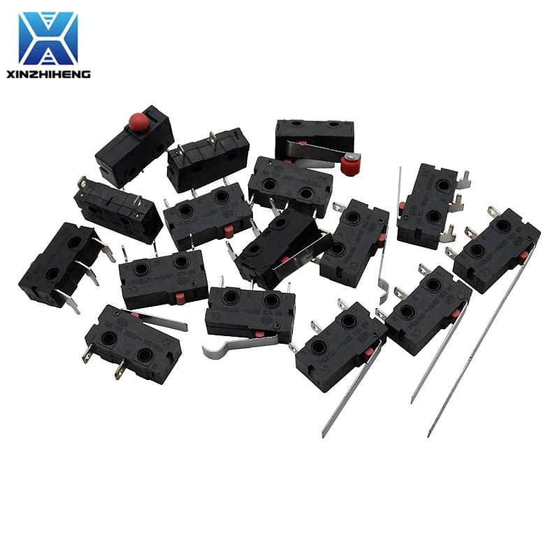 10 pz KW12 Interruttore di Limite di Viaggio Pulsante di Contatto KW11-3Z-2 Roller Dritto Maniglia/Arco Rod Micro Interruttore NO/NC 2/3 PIN 5A 125V/250V