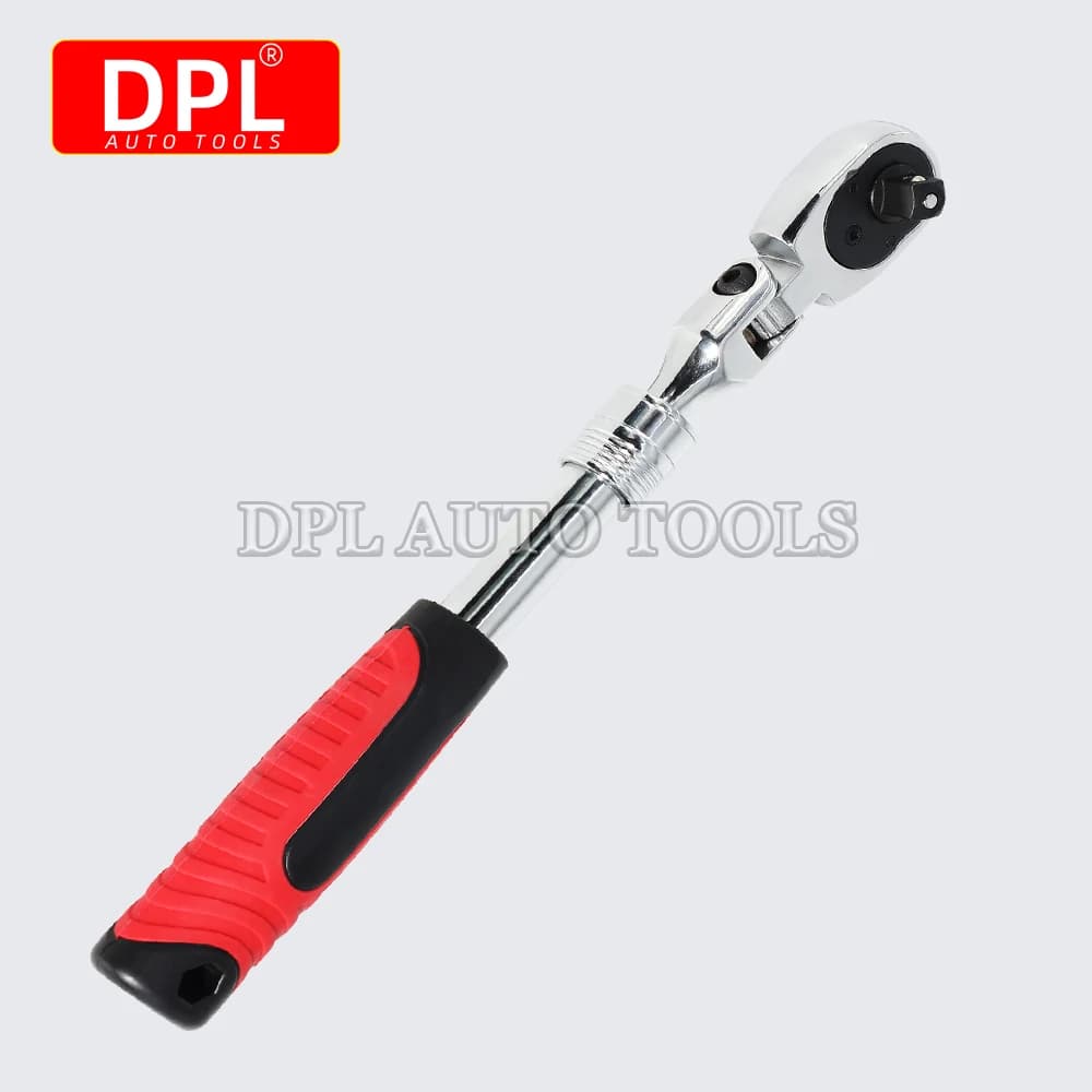 3/8" Extending Telescopic Shaft Ratchet Handle Socket Wrench