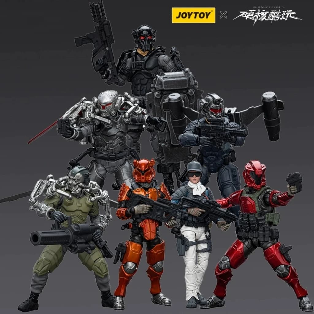 in Magazzino JOYTOY 1/18 Action Figures Annuale Army Builder Promozione Pack Anime Numero 25-31 Modello di Collezione