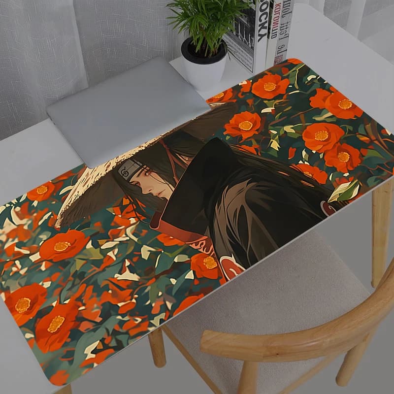 Tappetino per mouse Anime Naruto Gaming Durevole Nuovo Accessori per ragazzi Mousepad Gamer PC Completo Tappetino per tastiera per computer Varmilo