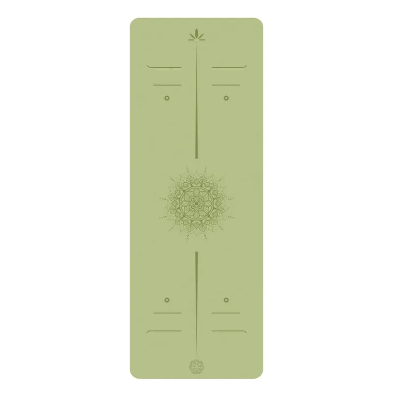 Frosted PU natural rubber yoga mat, non-slip, wear-resistant, shock-absorbing, sports and dance fitness mat, household