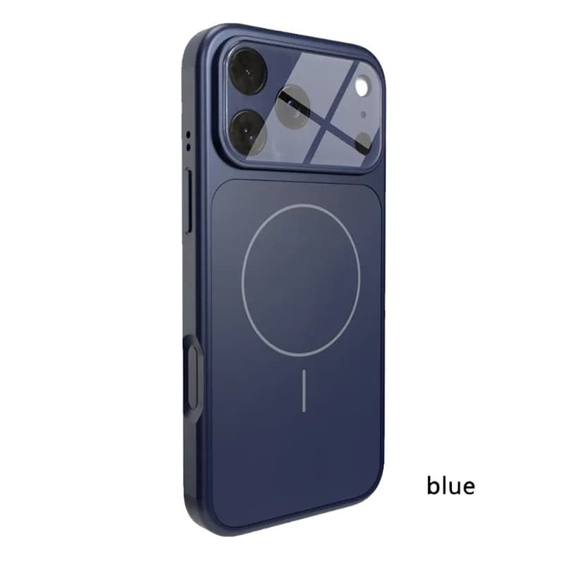 For Original Matte Magsafe Armor Case For iPhone 17 Air 16 15 14 13 Pro Max Funda Magnetic Wireless Charging Hard Cover