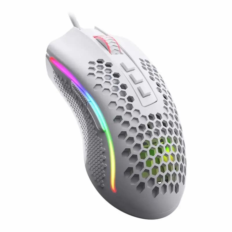 Redragon M808 Storm Mouse da gioco USB LED RGB leggero 12,400 DPI sensore ottico 7 pulsanti programmabili Regist preciso