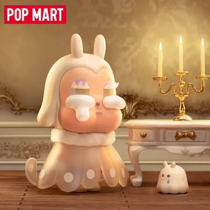 POP MART CRYBABY Monster Tears Serie Anime Action Figure Guess Bag Ornamento Figurine Decorazioni per la casa Bambole da tavolo Modello