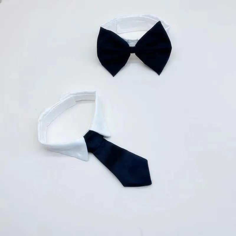 Nuovo collare con papillon per cani e gatti, elegante fascia da collo con papillon per cani di piccola taglia, stile britannico