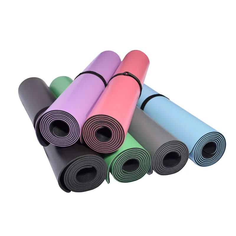 Tappetini Yoga Pieghevoli Personalizzabili con Logo, Ecologici, Spessi in TPE Sughero Scamosciato PU Gomma Naturale - Promozione Vendite