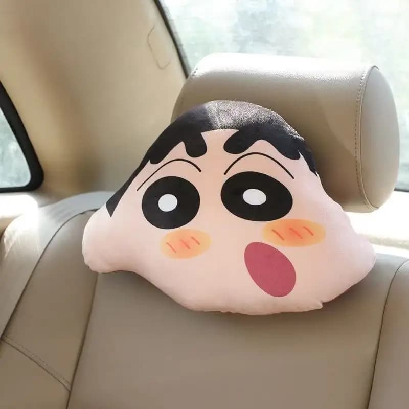 Ultimo modello Crayon Shin-chan: Poggiatesta per auto con peluche, simpatici regali anime per amici, divertenti bambole