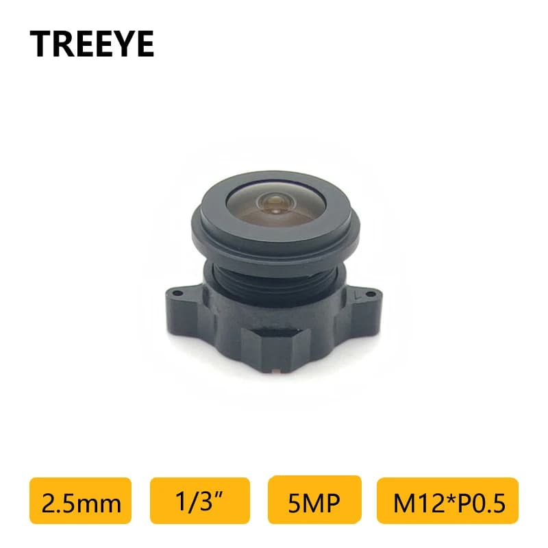 HD 5MP 2.5mm Impermeabile M12 Obiettivo 1/3 "IP67 Obiettivo Della Macchina Fotografica di Pesca Auto Vista Posteriore Registratore Videocitofono Obiettivo CCTV Accessori