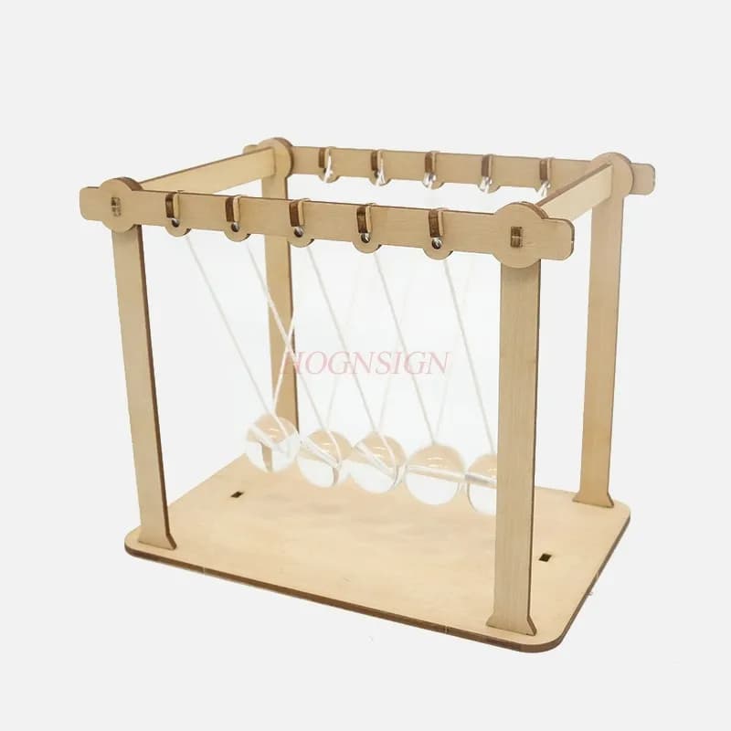 Pendolo di Newton pacchetto di materiali fai da te studenti delle scuole primarie scienza e tecnologia piccola produzione esperimento scientifico cinque