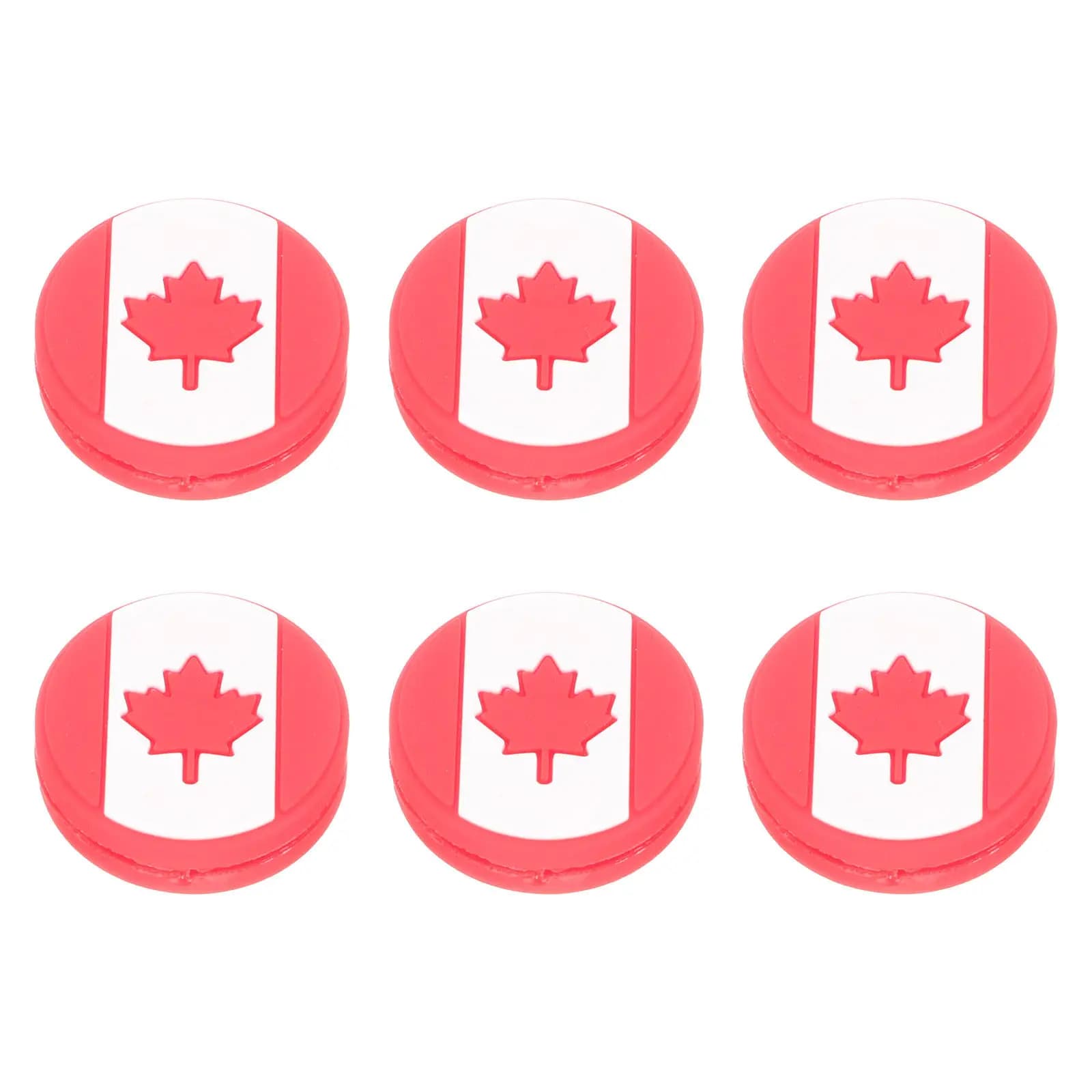 6Pcs Tennis Dampener Set National Flag Designed Silicone Racket Shock and Vibration Absorber Tennis Racket Dampener