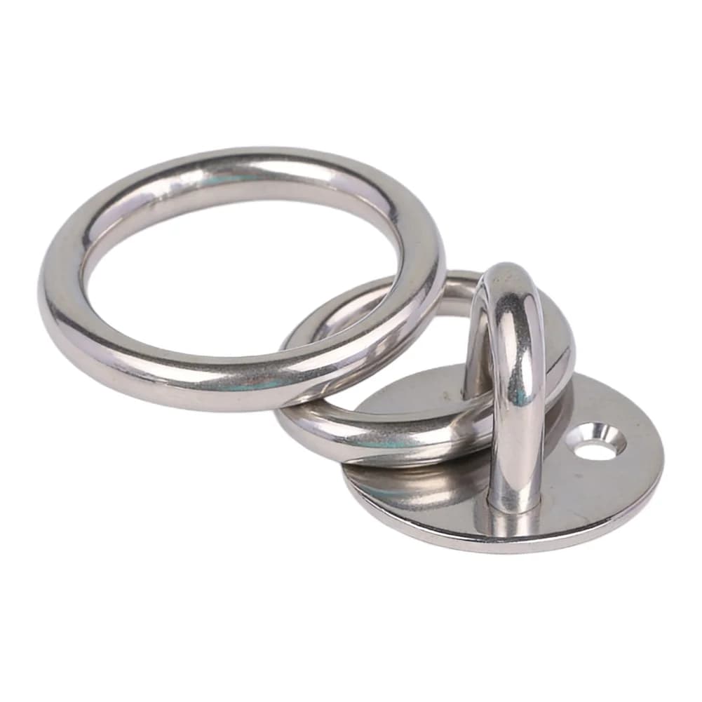 Ideal For Boating Silver Marine Tie Down Anchors Rigging Deck Anchors Weight About 134g Deck Ropes Mirror Polished