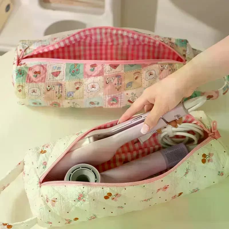 Borsa da viaggio per asciugacapelli e accessori, organizer per strumenti di styling, custodia per phon