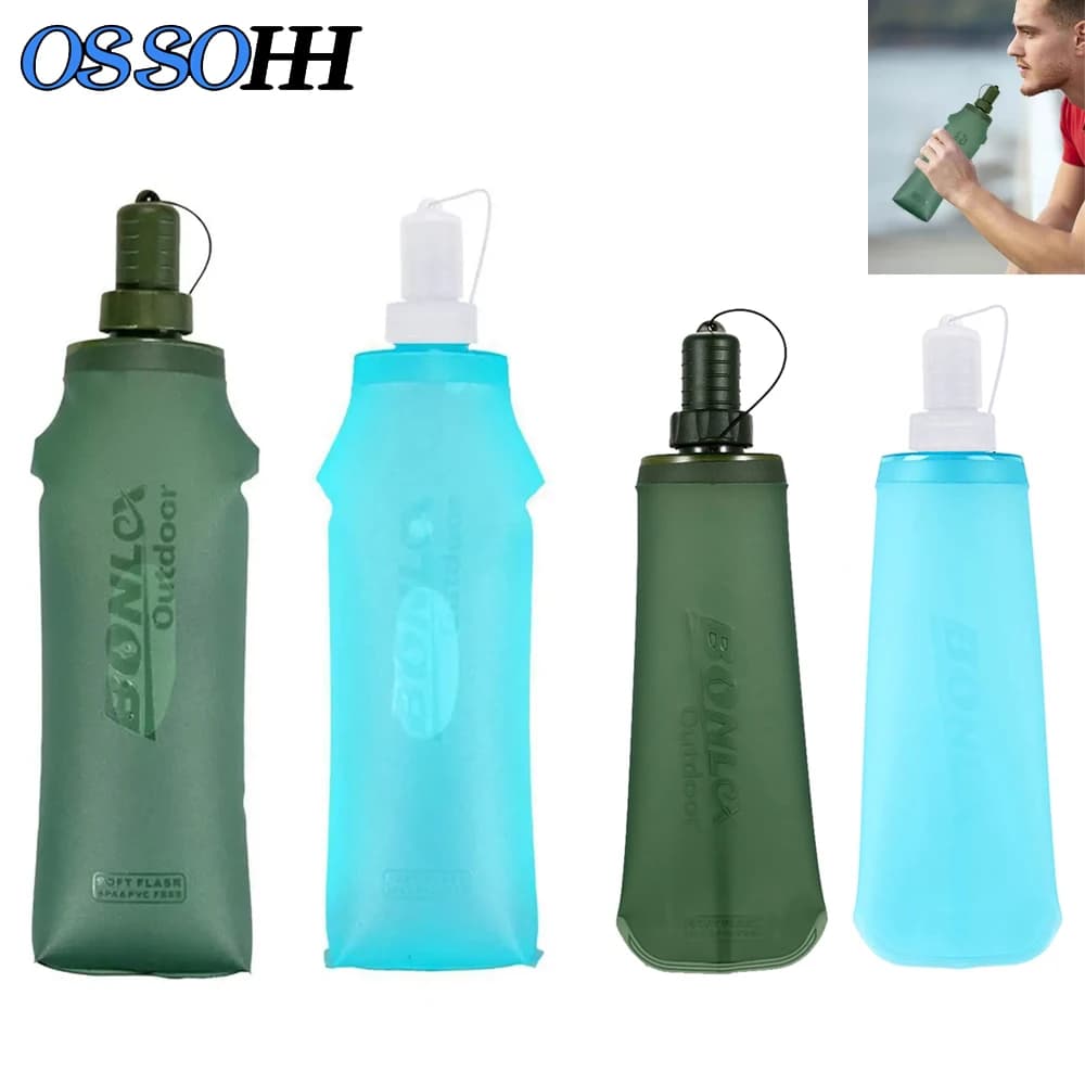 Soft TPU wallet Lightweight and Portable, Reusable, Without BPA, Foldable for Running Hydrating Backpack, Hiking and Cycling