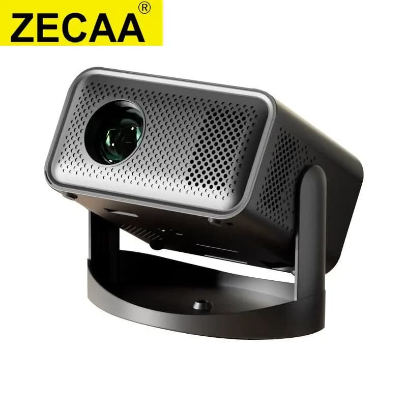 ZECAA Full HD 720P 240 ANSI 4K 2.4G + 5G Dual Band WiFi 6 Android 13 Proiettore cardanico intelligente portatile Bluetooth 5.0 Smart Home