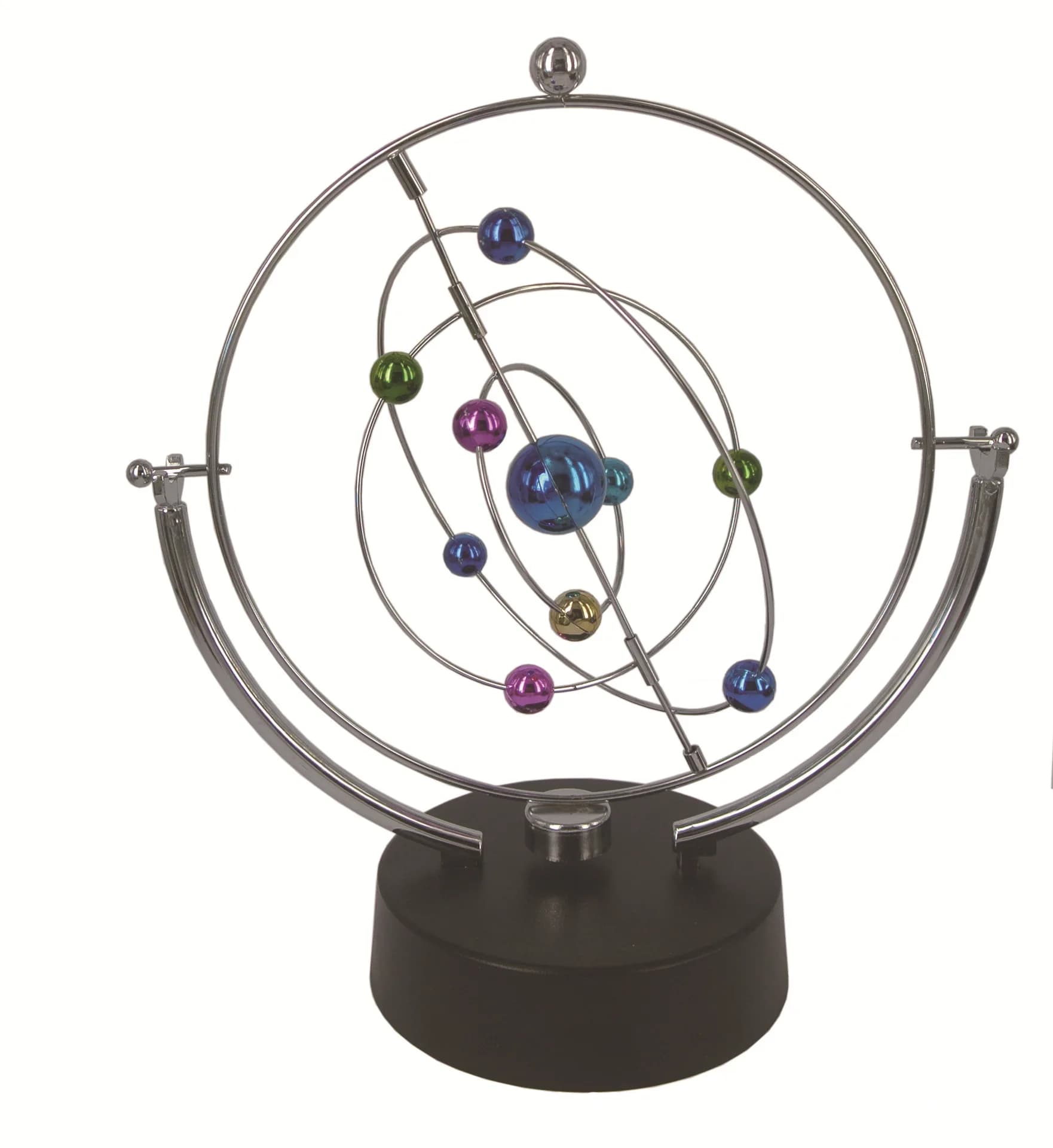 Rotazione Movimento perpetuo Altalena Globo celeste Pendolo Modello Cinetico Orbitale Girevole Gadget Decorazioni per la casa Ornamento artigianale