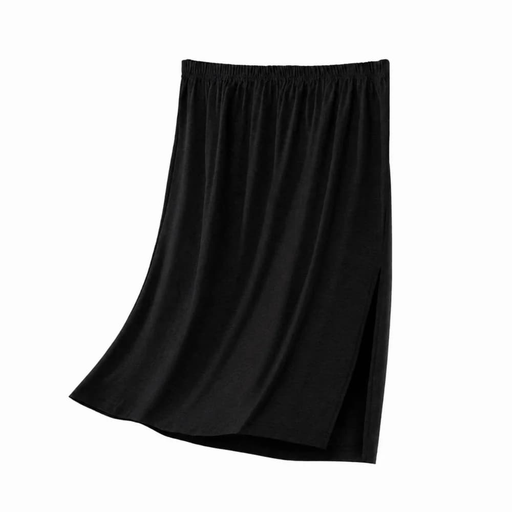 Crotch Less Men's Sleeping Skirt Pants Sleep Artifact Insensitive Half Body Apron Cotton Pajama Pants Side Split No Underwear
