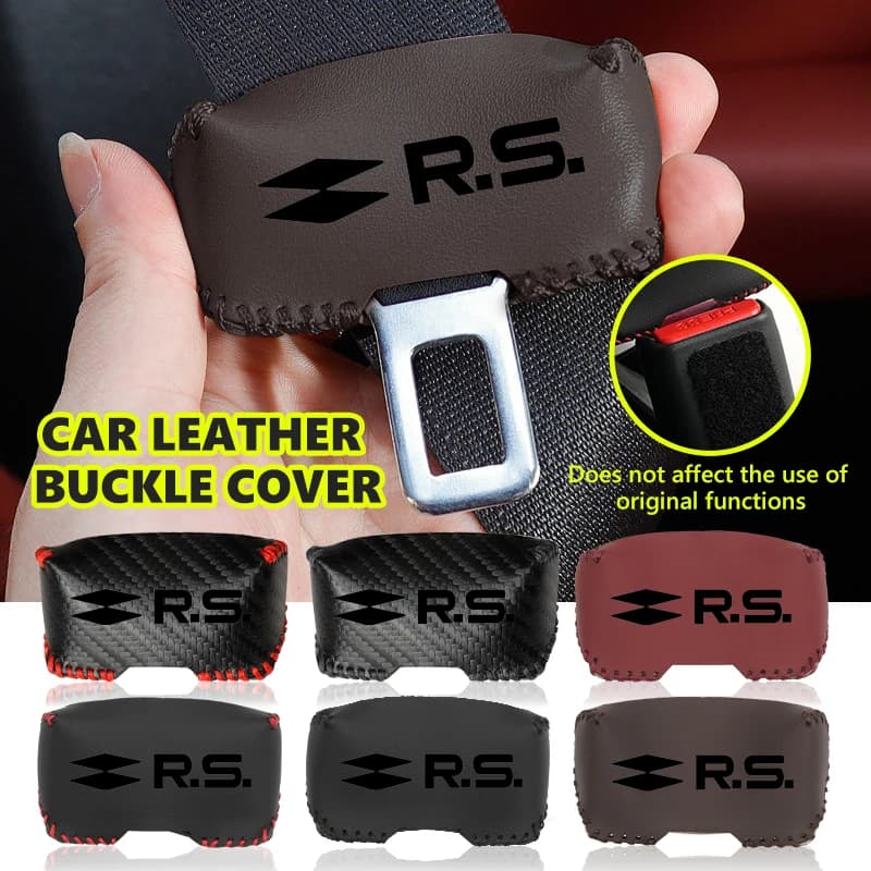 For Renault Car Seat Belt Clip Protection Anti-Scratch Buckle Plug Cover Cupra Ibiza RS Dacia Ateca Altea Arona Tarraco Leon