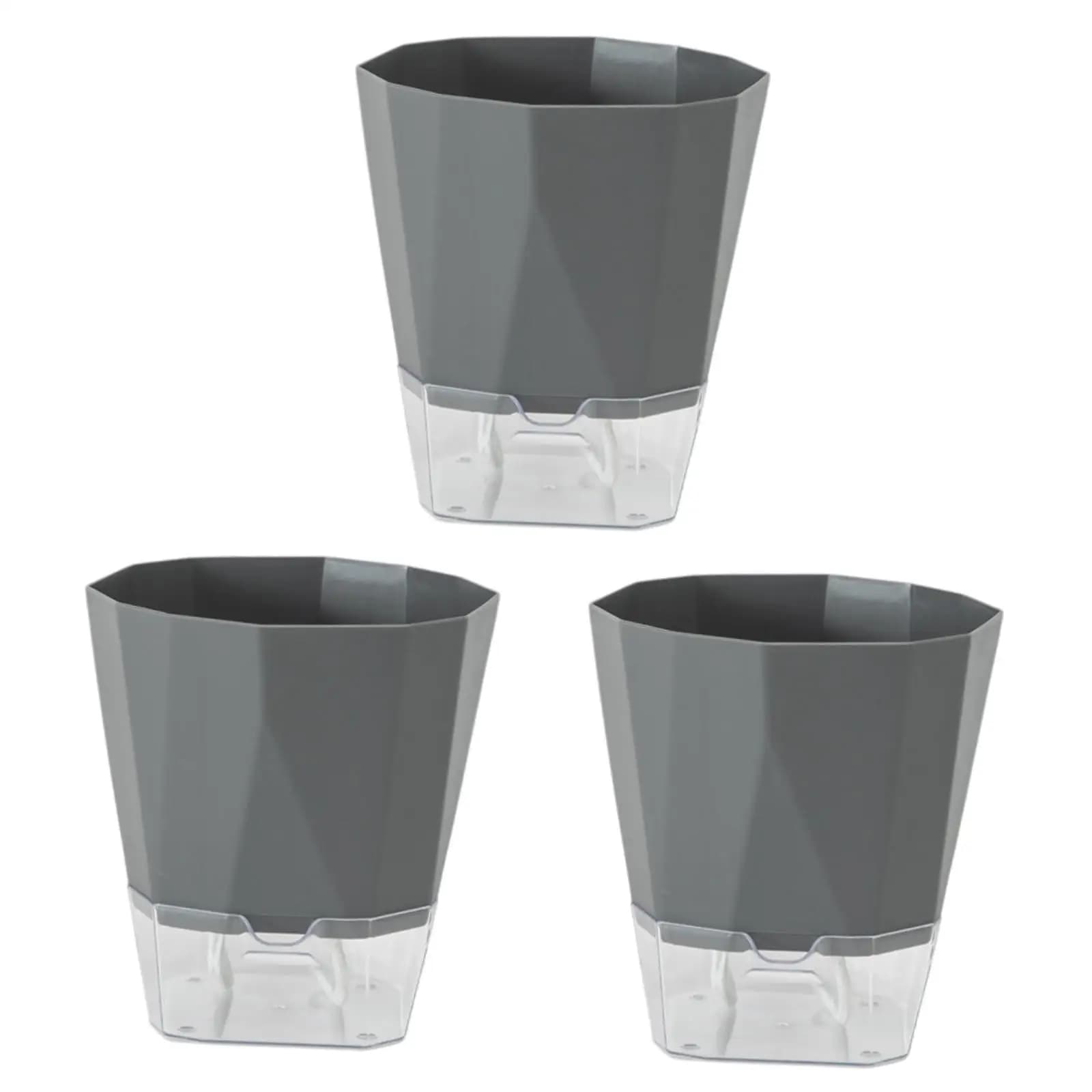 Contenitore per fiori da 3 pezzi, organizer compatto, vaso porta fiori, per la casa, soggiorno, ufficio, scrivania