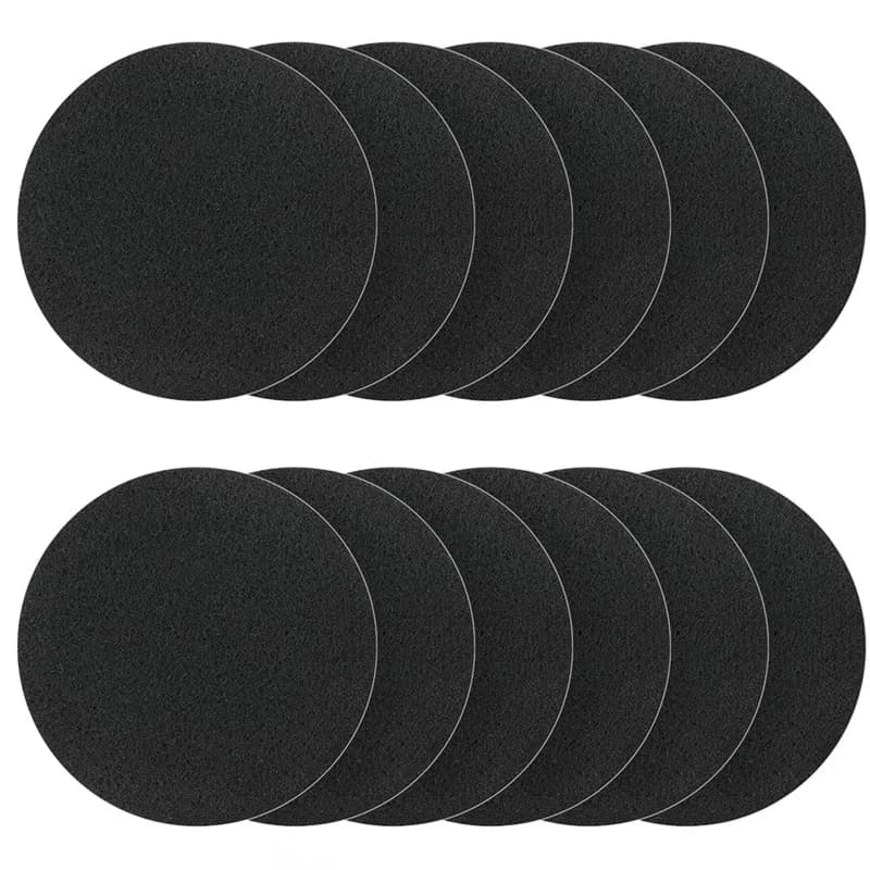 AFBC Filtro per bidone del compost, filtri da 6,7 pollici per secchio del compost da cucina Filtro di rilascio per secchio del compost da appoggio domestico, confezione da 12
