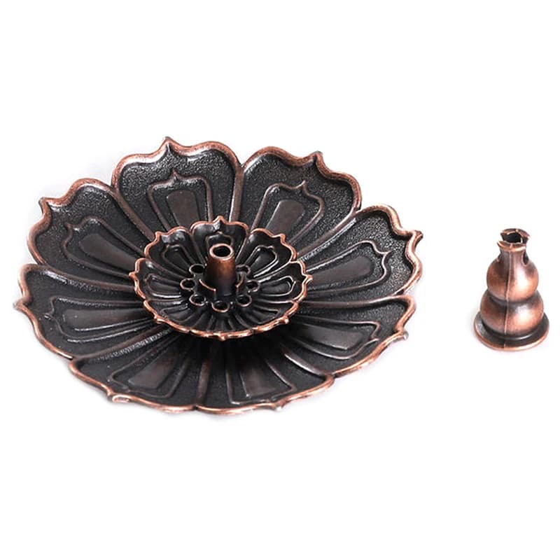 (BF06)Incense Burner Coil Holder Plate Burner Lotu Rack Ash Catcher Plate Incense Stick Holder For Soothe The Nerve Desktop Deco