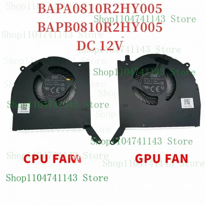 Nuova CPU Del Computer Portatile GPU Ventola di Raffreddamento per Lenovo Legion Pro 5 16IRX8 R9000P 2023 82WK BAPA0810R2HY005 BAPB0810R2HY005 5H40S20808 DC 12v