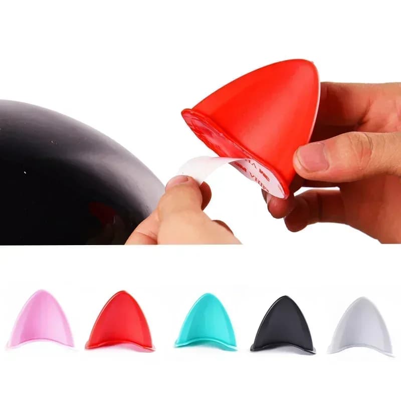 Decorazione per Casco Moto con Orecchie di Gatto, Accessori per Casco Motocross, Adesivi in Silicone Peluche, Universali per Feste in Costume
