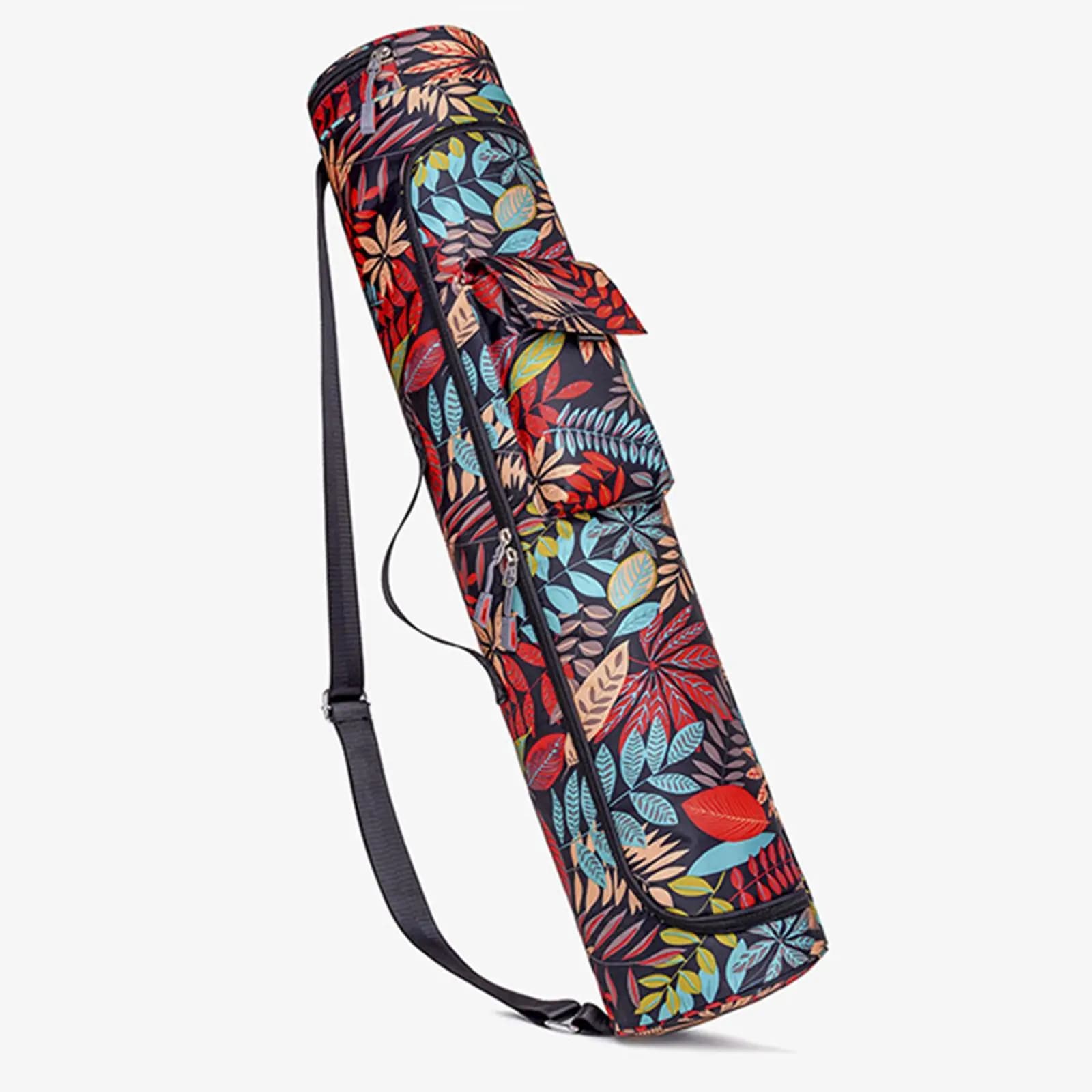 Yoga Mat Bag Carrying Case Backpack Carry Exercise Bag for Women Men 16x76cm