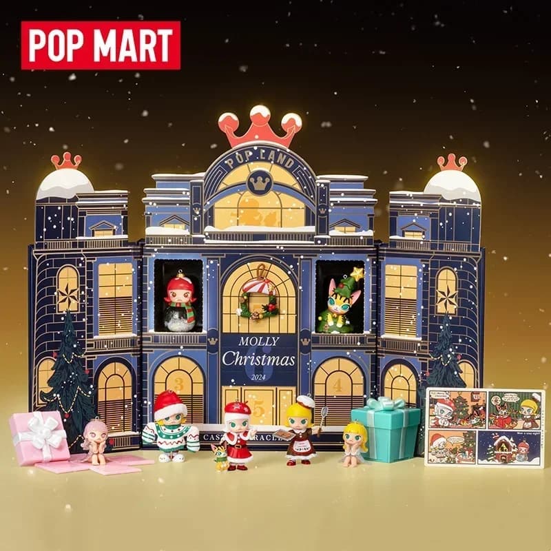 POP MART MOLLY Castle Miracle Box Series Blind Box Guess Bag Decorazione del desktop Modello carino Regalo Ragazza Blind Bag Toys Anime Figure