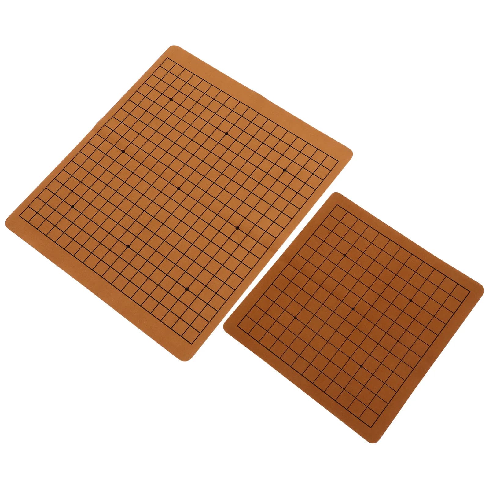 Set di Scacchi Pieghevole Portatile a Doppia Faccia, 2 Pezzi, per lo Sviluppo della Strategia, Set da Gioco Go, Scacchiera Pieghevole