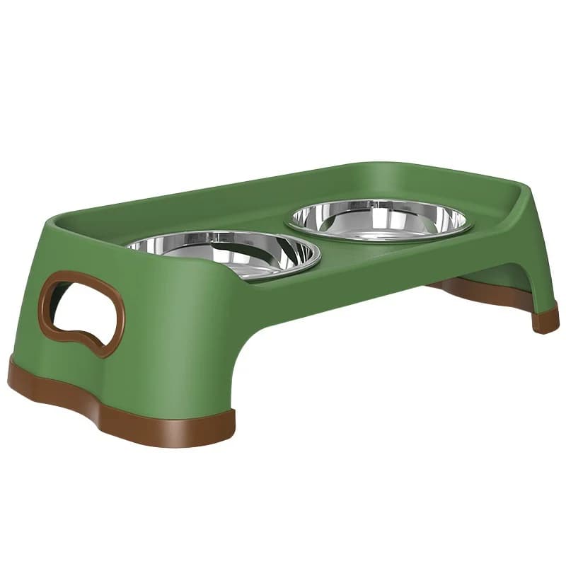 Raised Cat Food Bowl with Stand Double Pet Bowl for Cats And Dogs Adjustable Feeder Stand Pet Supplies