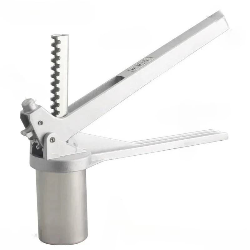 Macchina per Pasta Manuale in Acciaio Inox con Pressa e Taglierina a Manovella, Spremiagrumi, Utensile da Cucina con 7 Stampi per Pasta