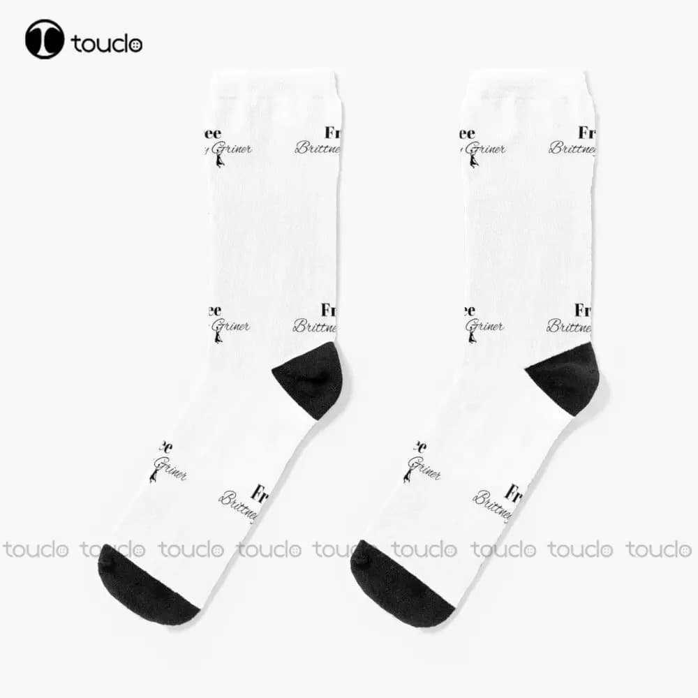 Calzini essenziali per magliette Brittney Griner gratuiti Calzini sportivi da uomo Moda creativa per il tempo libero Calzini per pittura a olio astratta di arte divertente