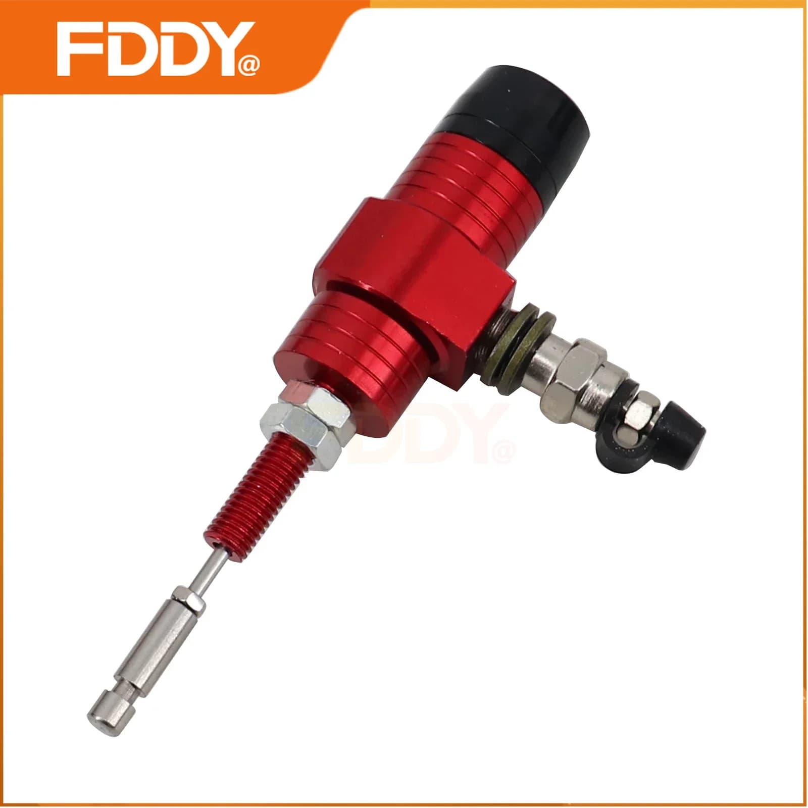FDDY Pompa Freno Idraulica per Moto con Pistone da 14mm, Cilindro Maestro M10x1.25mm in Alluminio CNC per Motocross e Moto da Cross