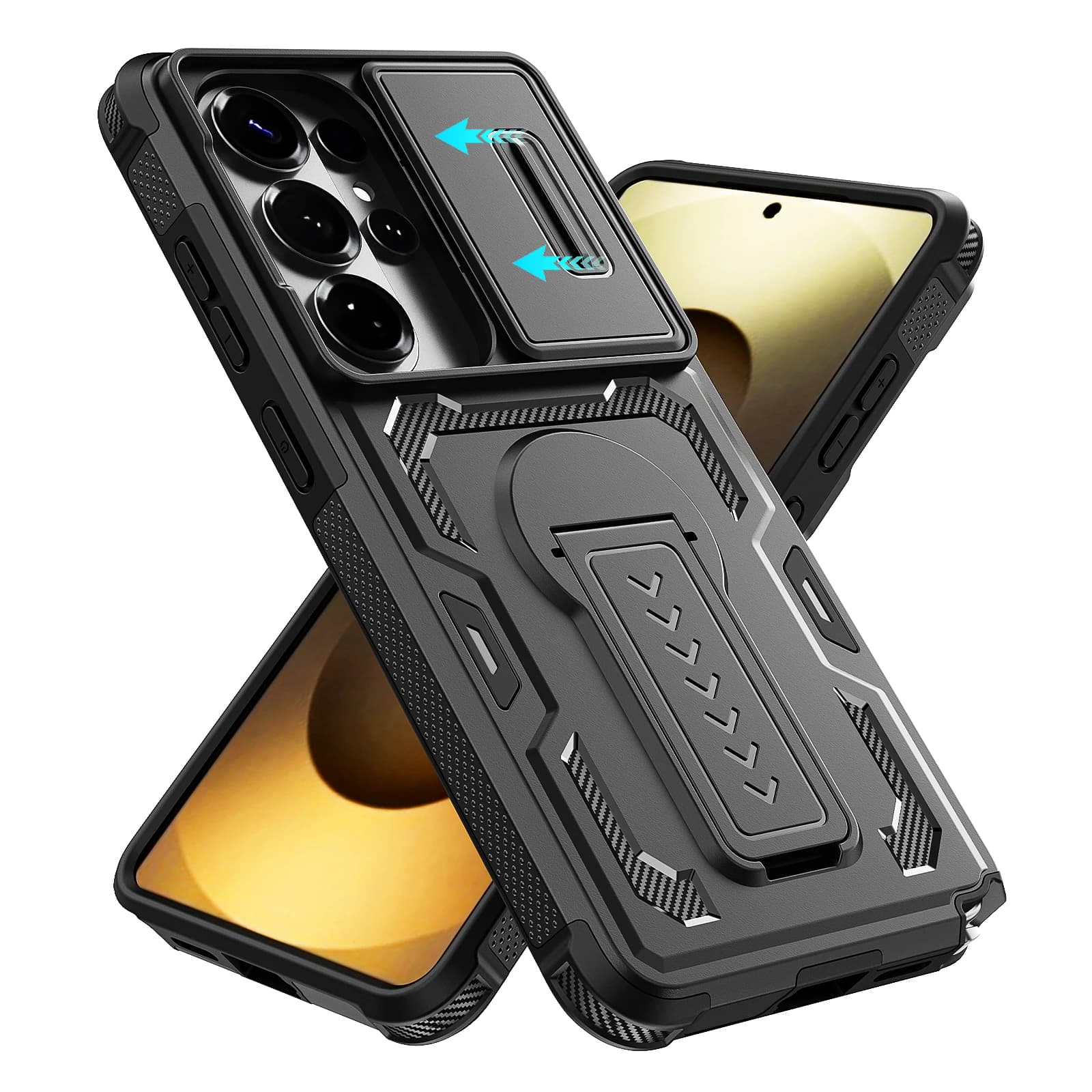 Custodia per Samsung Galaxy S26 Ultra S25 S24 S 26 A17 5G A16 A26 A36 A56 A 17 Protezione Cover per Cellulare con Supporto Custodie Rinforzate