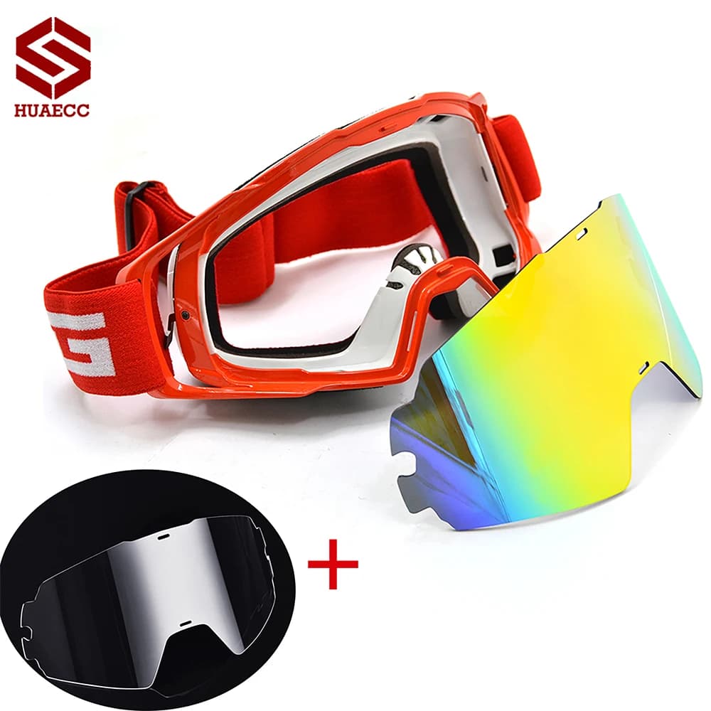 Motorcycle Glasses Motocross Man Woman Motorcycle Glasses Helmet Off-Road Dirt Bike Racing Oculos ATV MX BMX DH MTB Glasses