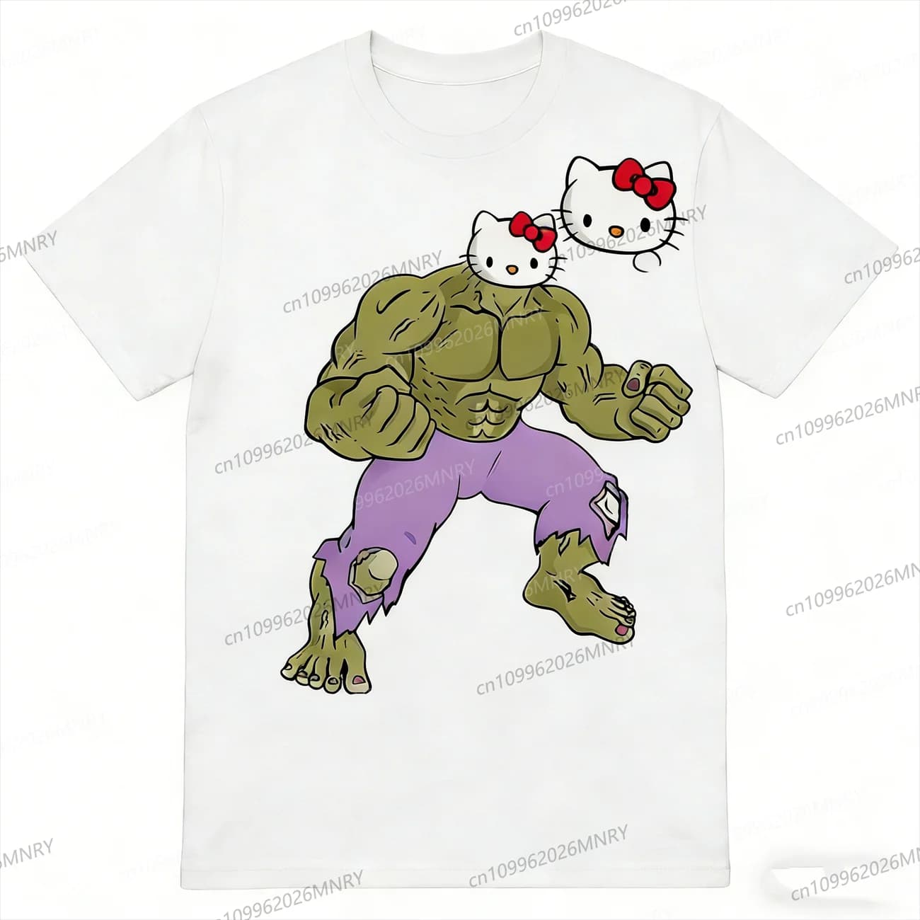 Maglietta Hello Kitty e Amici, T-Shirt da Donna con Stampa Anime Cinnamon Roll, Top in Cotone a Maniche Corte per Uomo