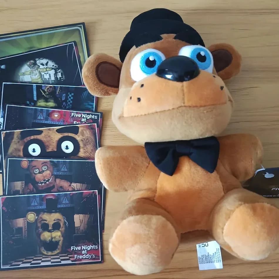 Peluche Fnaf, simpatici personaggi del gioco, bambola da 18 cm, Bonnie, Orso, Foxy, personaggi dei cartoni animati, peluche di Freddy, giocattoli per bambini, regalo per bambini